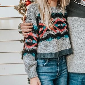 Free People Cropped Sweater
